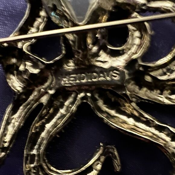 🐙 HEIDI DAUS Stunning new large crystal octopus brooch 🐙 - Picture 8 of 8